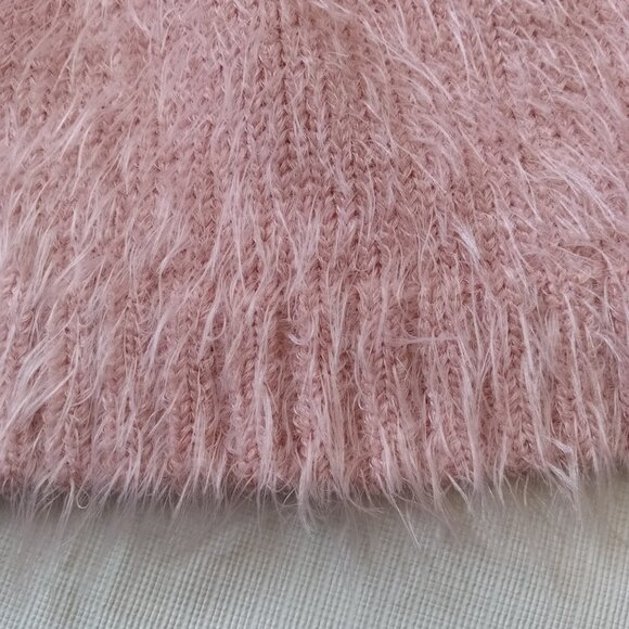 Chelsea & Theodore Pink Eyelash Knit Plus Size Open Front Cardigan Women's XXL - Picture 12 of 12